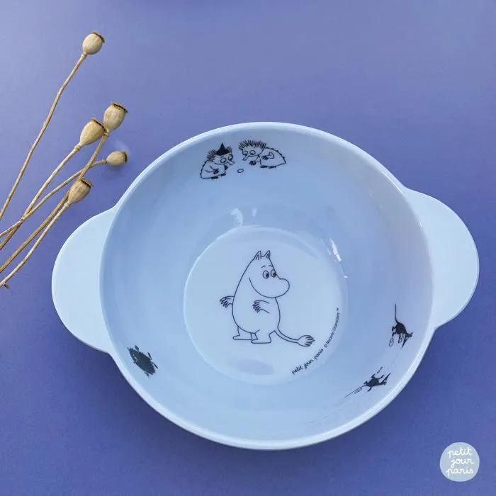Bol à oreilles bébé Petit Jour Moomin - bleu - 280 ml-1
