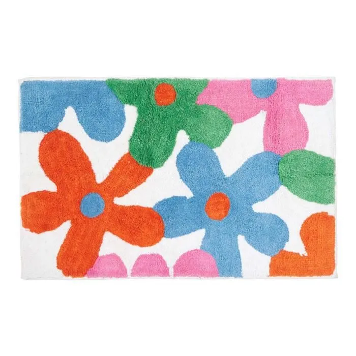 Tapis enfant Tufté Multicolore Fleur-0