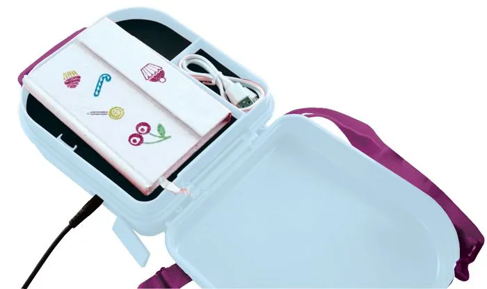 Karaoké enfant - LEXIBOOK - Mon Karaoke Secret Portable Reine des Neiges - Fonction karaoké et enceinte portable-2