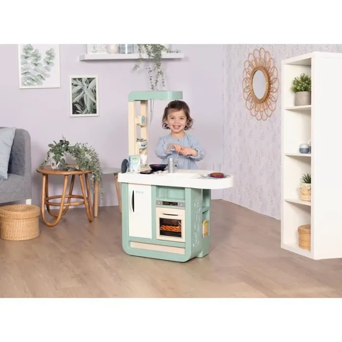 Cuisine fille Cherry Smoby SPE - vert/blanc - 65,5x20x49,7 cm-1