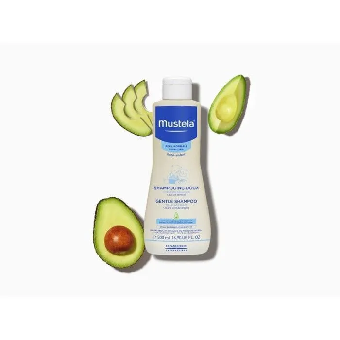 Mustela Shampoing Doux Bébé à l'Avocat Bio 200 ml-1