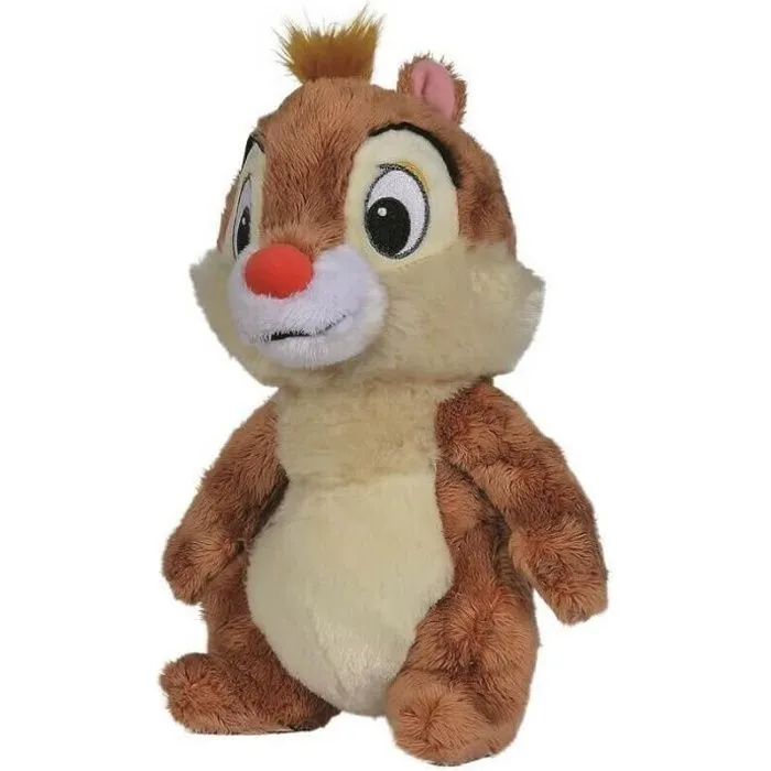 Peluche Disney - Tac - 25 cm - Marron et beige - Enfant - Disney Animaux - Mixte - Plush - 3 ans - Intérieur-0