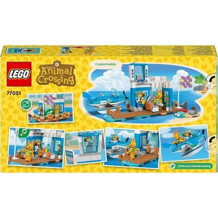 LEGO® Animal Crossing 77051 Voyage Aérien avec Dodo Airlines - Set avec un Avion de Ligne-5