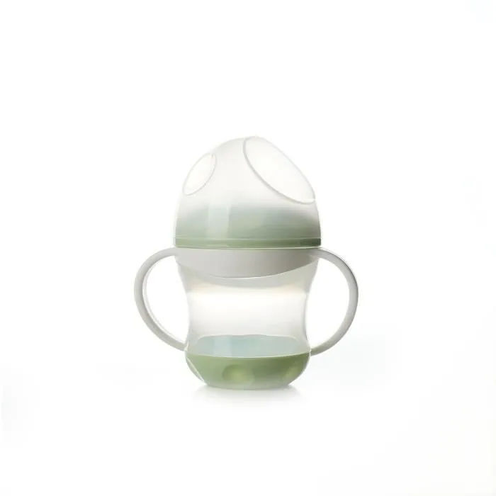 Tasse anti-fuites - THERMOBABY - Vert Céladon - 180 ml - Ergonomique et hygiénique-0
