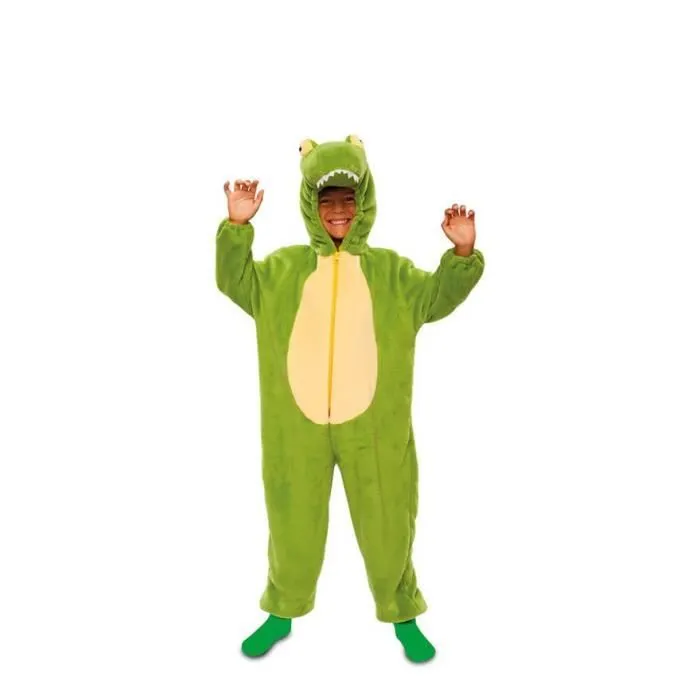 Déguisement de Crocodile - Disfrazzes - Bébé - Vert - Polyester - Intérieur-0