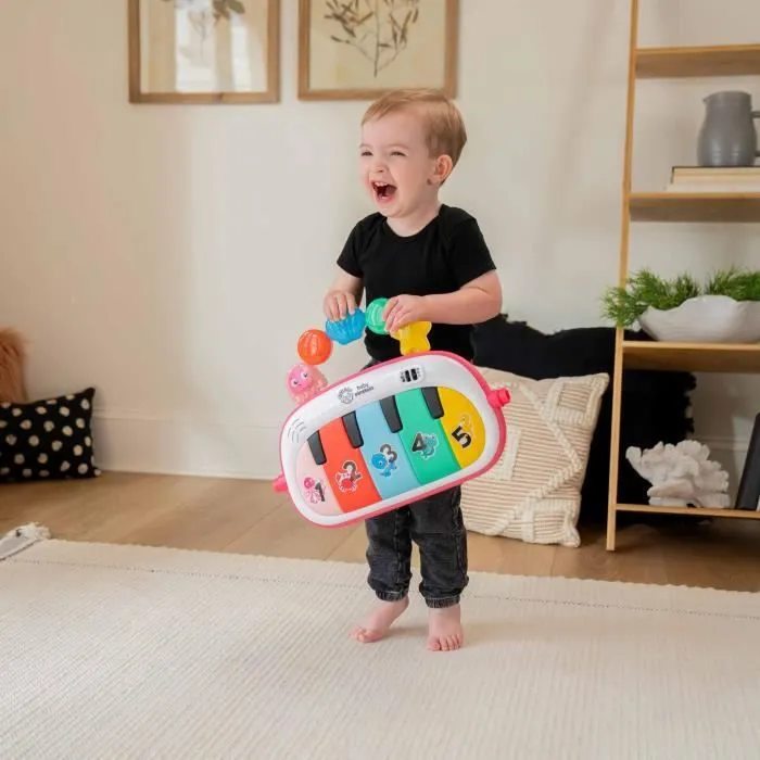 BABY EINSTEIN Tapis de sol éveil bébé fille évolutif 4-en-1 -Kickin’ Tunes- jouet piano, arche jouets sensoriels, multilingue-7