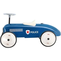 Porteur voiture vintage Police - Vilac - Métal - Bleu - Pour enfant dès 12 mois-3