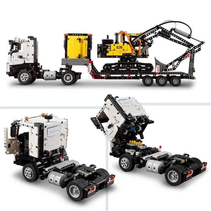 LEGO® Technic 42175 Camion Volvo FMX et Pelleteuse Électrique EC230 - Set de Véhicule-2