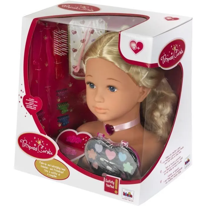 Tête à coiffer et à maquiller "Sophia" Princess Coralie avec accessoires - KLEIN - 5240-2