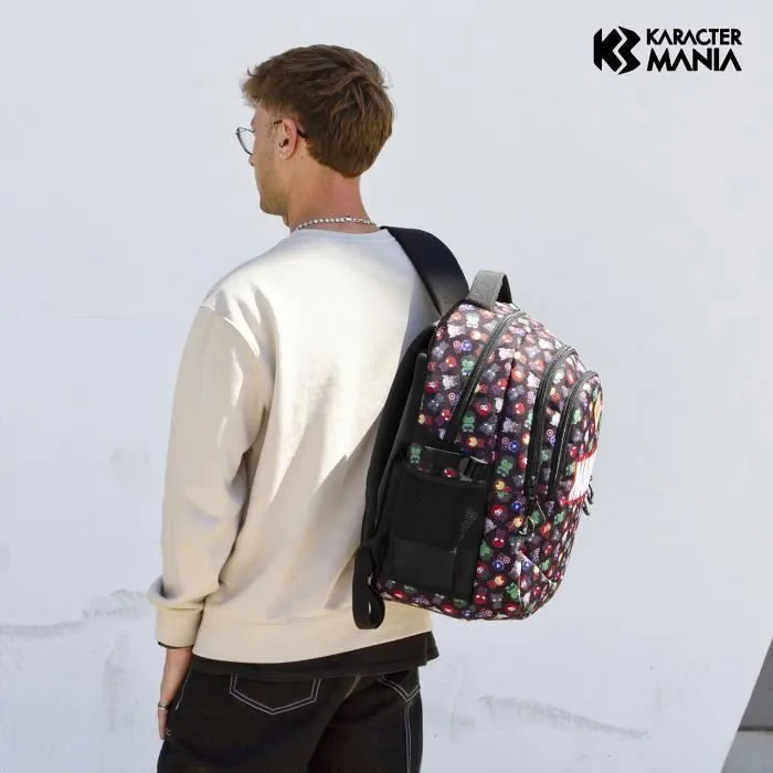 Sac à dos - KARACTERMANIA - Marvel Avengers Chibi - Noir - Taille Unique - 3 compartiments-1