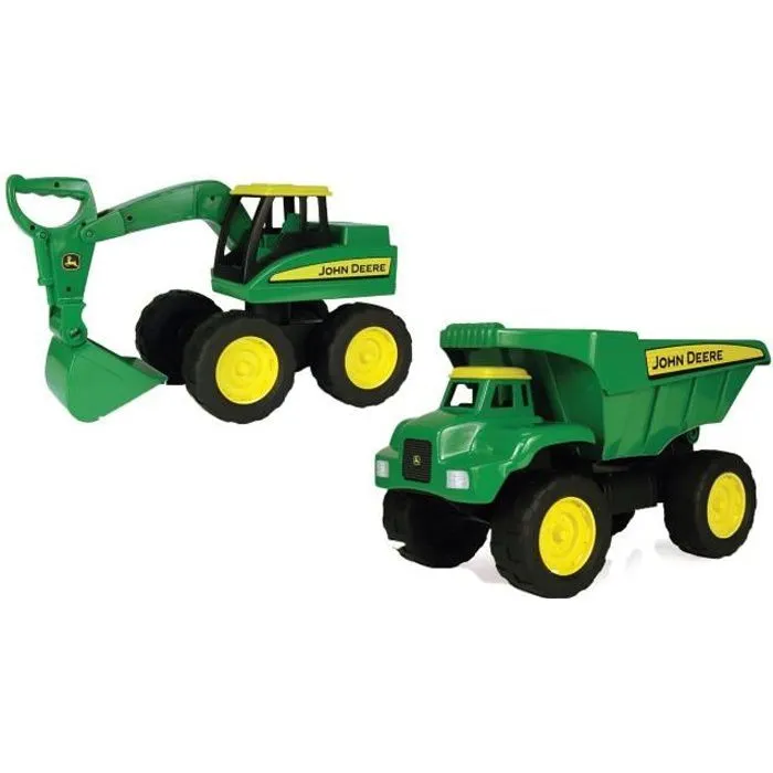 Pelleteuse Maxi JOHN DEERE - Bras de pelle mobile - Garçon - Extérieur - TOMY-0