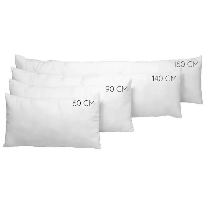 Housse en gaze de coton pour traversin plat Jeanne 160 cm Camel-3