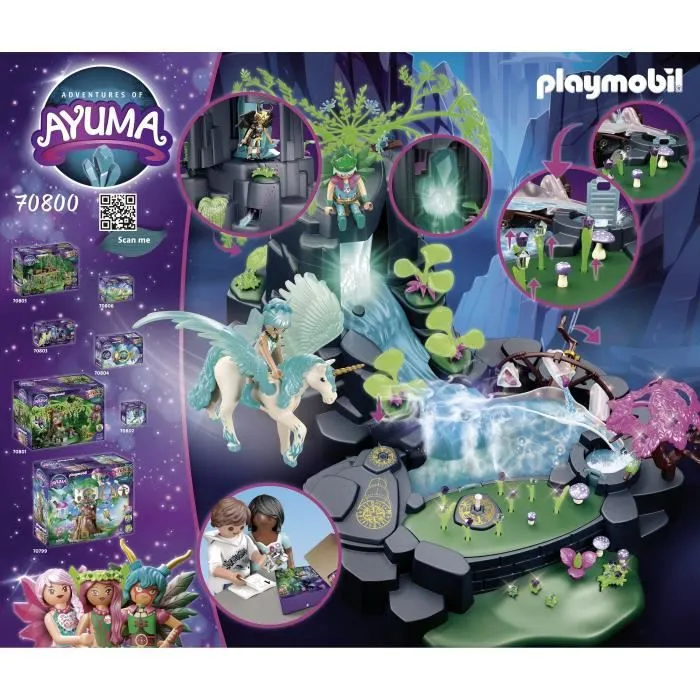 PLAYMOBIL - 70800 - AYUMA - Source d'énergie enchantée-8