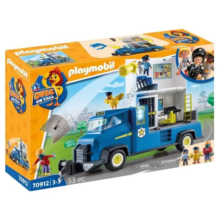 Playmobil - 70912 - Duck on Call - Police Fourgon-0