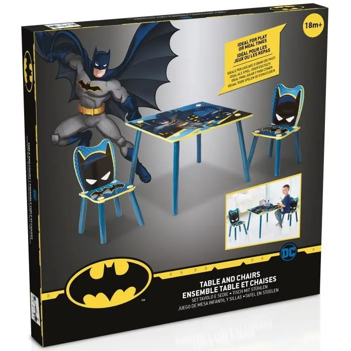 BATMAN Ensemble table et 2 chaises pour enfants-6
