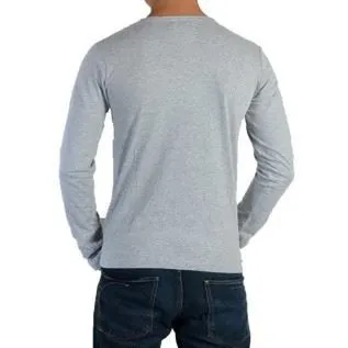 Tee shirt Little Eleven paris Chris LS Mixte (Garçon / Fille) Kristen Stewart Gris-3