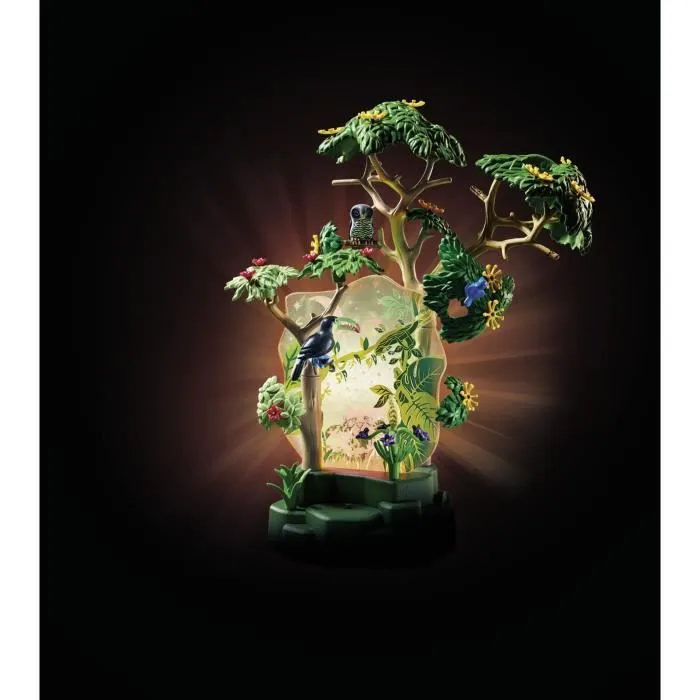 PLAYMOBIL - 71009 - Wiltopia - Forêt tropicale avec veilleuse - Jouet écologique pour enfant de 4 ans et plus-5