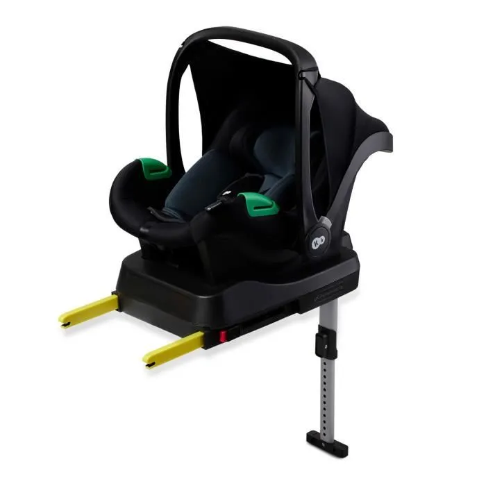 Siège Auto avec base ISOFIX 40 à 75 cm - Kinderkraft MINK PRO I-SIZE - 2 systèmes de sécurité - Appui-tête réglable - Noir-0