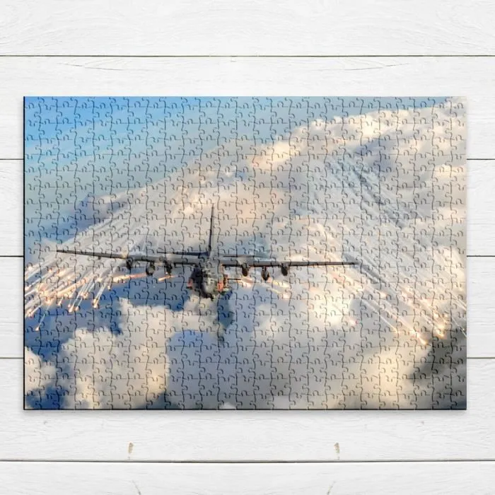 Puzzle Classique 500 pièces - FABULOUS - Avion Militaire Tir Missile Bombardement - Adulte - Intérieur-3