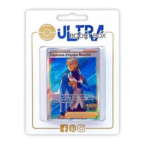 Cartes Pokémon - MY-BOOSTER - CAPITAINE D'EQUIPE BLANCHE SWSH227 DRESSEUR FULL ART - Ultraboost X EP-0
