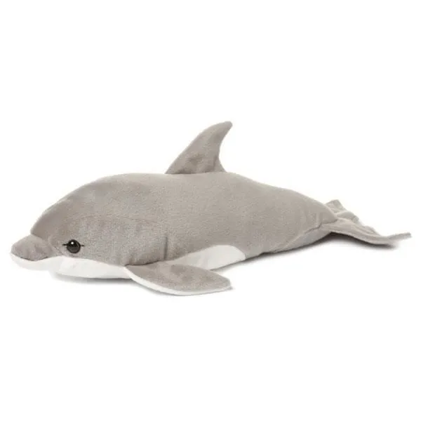 Peluche - WWF - Dauphin gris - 39 cm - Douceur - Réaliste - Mixte-0