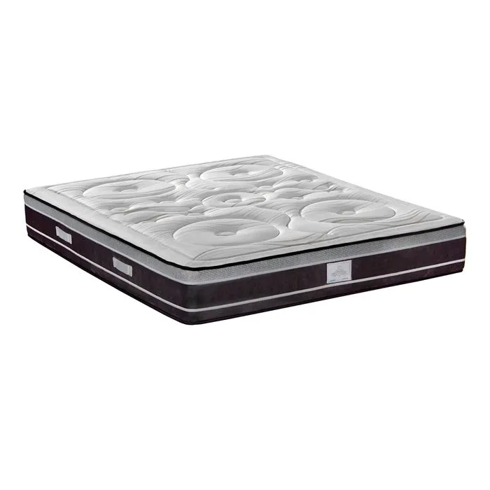 Matelas DIVIN 140x190 cm | Ressorts  & Mémoire de forme | Blanc-0