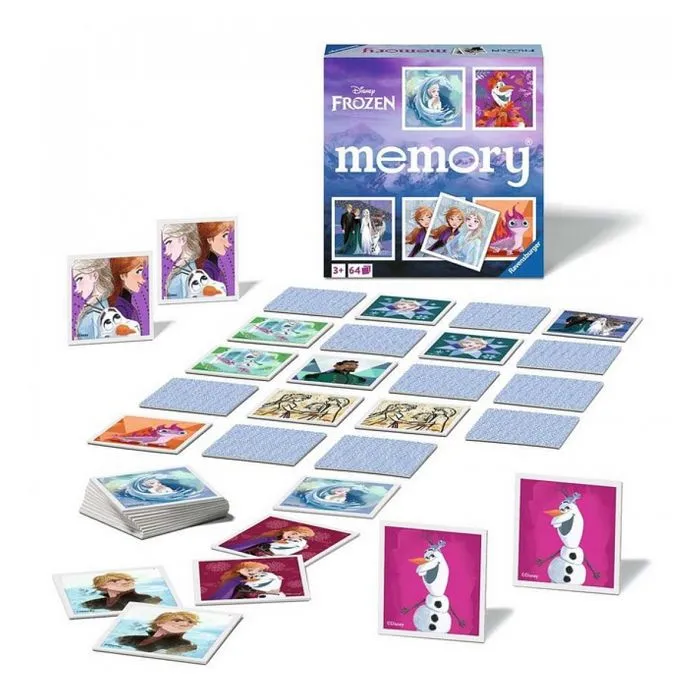 Jeu de mémoire Disney La Reine des Neiges - Ravensburger - 20890 - Pour enfants à partir de 3 ans - Multicolore-1