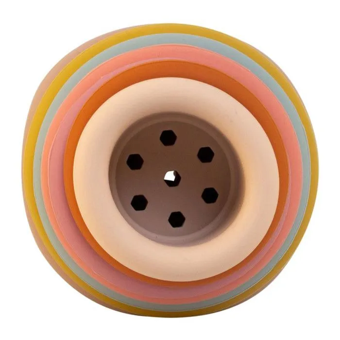 Jouet de Bain Gobelets à empiler en silicone-2