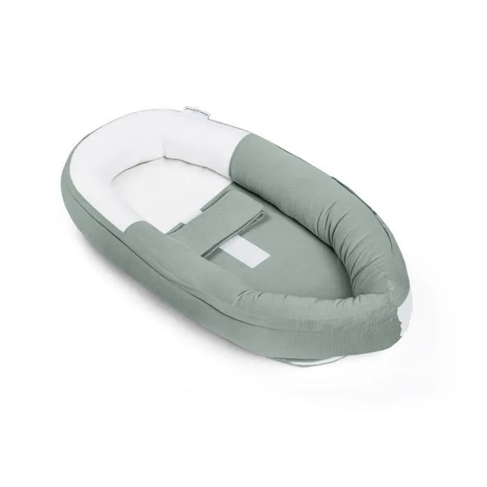 doomoo Réducteur de Lit bébé Cocoon, Evolutif & Respirant, Tetra Green-0
