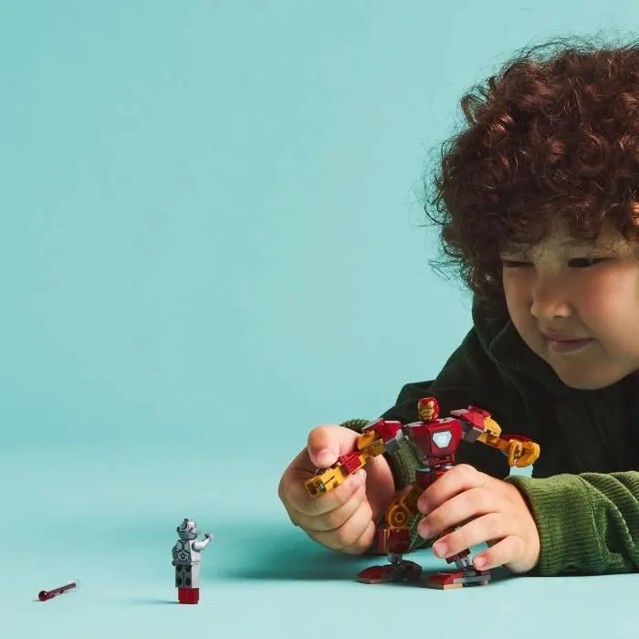 LEGO Marvel 76307 Le robot d’Iron Man contre Ultron - Jouet avec super héros dès 6 ans-4