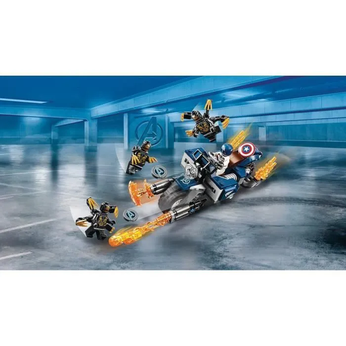 LEGO® Marvel Super Heroes 76123 - Captain America et l'attaque des Outriders - Jeu de construction-3