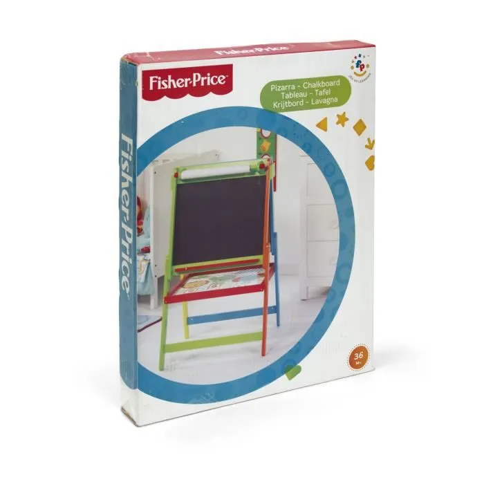 FISHER PRICE -Tableau double face en bois + ACCESSOIRES-2