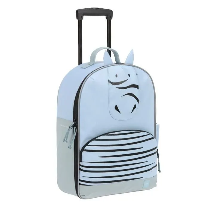 Trolley - Lässig - Kaya Zebra - 32x41x14 cm - 2 roulettes - Polyester-0