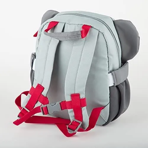 Sigikid Sac à Dos Motif Pattes Mixte Enfant, Éléphant-Gris, 29x26x13 cm-2