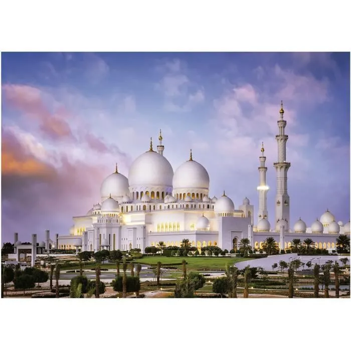 Puzzle - EDUCA - Grande Mosquee Cheikh Zayed - 1000 pièces-1