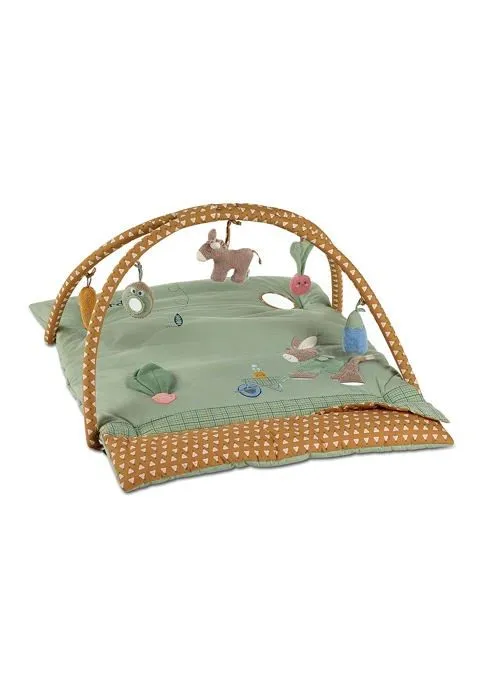 Portique bebe Sterntaler - 9122106 - Arche de Jeu Emmily pour bebe avec Fonctions ane Emmilius, , Vert Clair, S-0