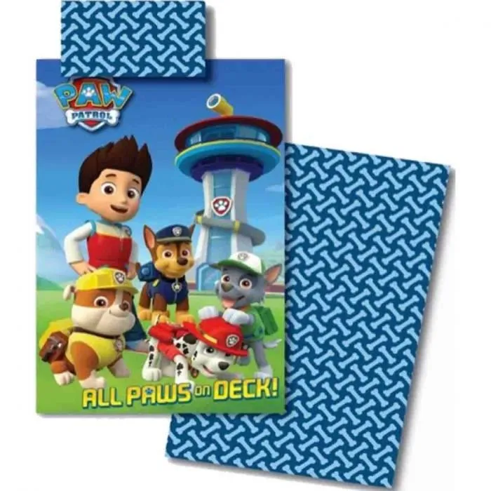 Parure de lit housse de couette Pat Patrouille - Paw Patrol-0