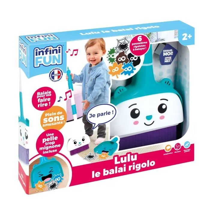Balai Jouet - KD - Lulu le Balai Rigolo - Parle comme par magie en balayant-3