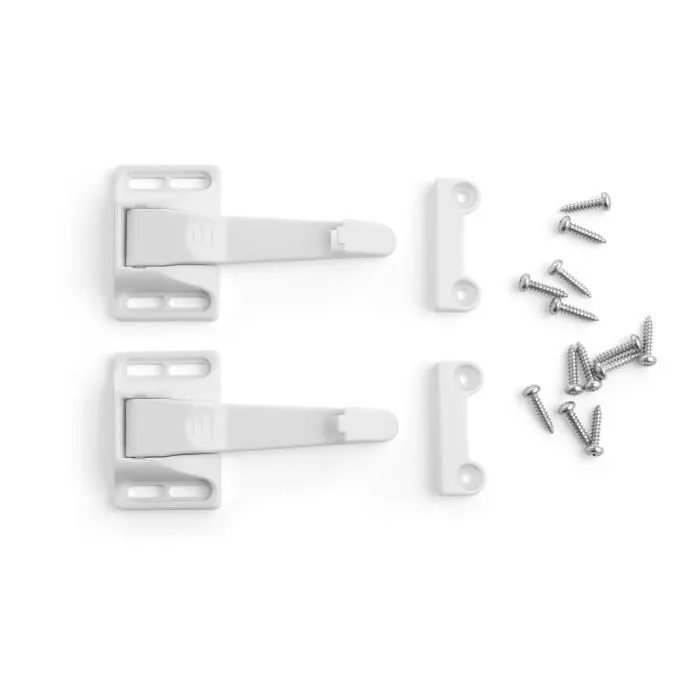 FORMULA BABY Lot de 2 bloques portes-tiroirs invisible, à fixer à l'intérieur pour plus de discrétion-0