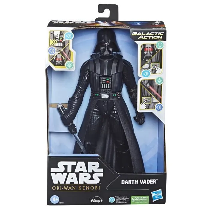 Star Wars Galactic Action Dark Vador, figurine électronique de 30 cm, jouet pour enfants, dès 4 ans-3