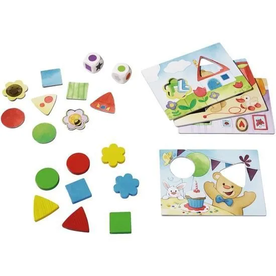 Jeu de plateau d'apprentissage - HABA - 5878 Mes premiers jeux Teddys - Multicolore - 2 ans et plus - Coopératif-2