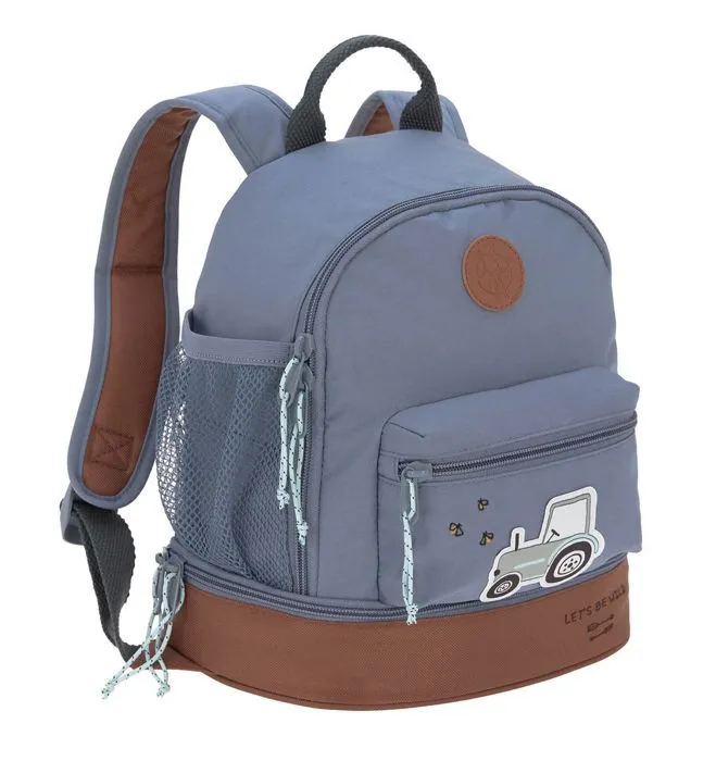 Sac à dos - Lässig - Adventure Mini Backpack - Bleu Marron - 25x26x15 cm - Enfant-0