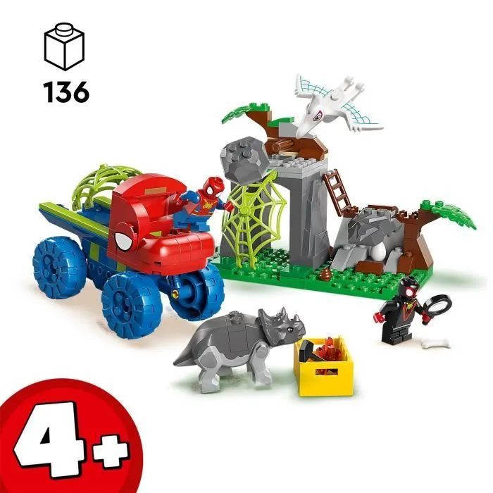 LEGO Marvel 11199 Sauvetage de l’équipe Spidey en dino-véhicule - Spidey et ses amis extraordinaires-1