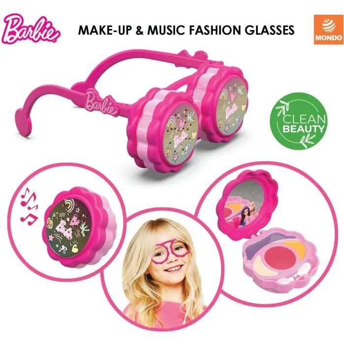 Set de maquillage bio et éthique Barbie Fashion Glasses de MONDO-1