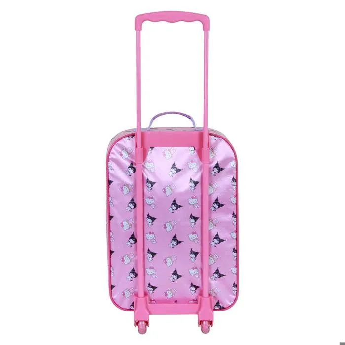 Valise Trolley Soft 3D - Hello Kitty Playful - Rose- Taille Unique-2