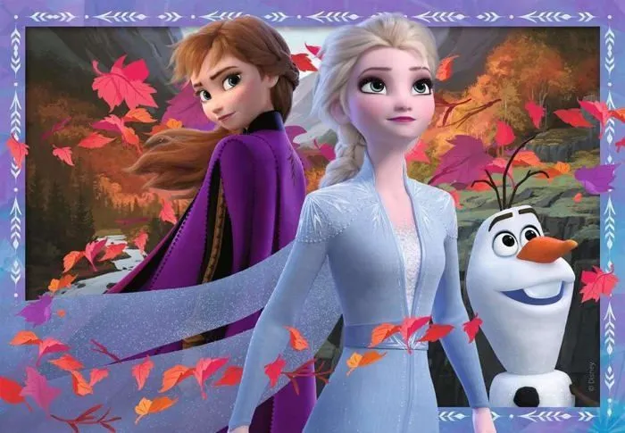 Puzzle La Reine des Neiges 2 - Ravensburger - 2x24 pièces - Pour enfants dès 4 ans-2