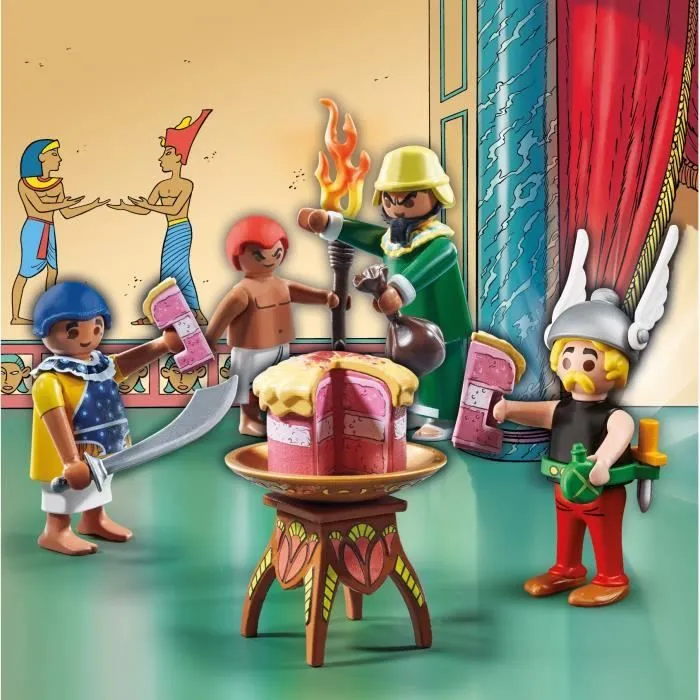 PLAYMOBIL 71269 Astérix, Amonbofis et le gâteau empoisonné, 24 pièces, Dès 5 ans-1