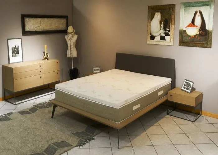 Surmatelas - LITERIE JULIEN - 120x190 cm - Mousse Polysoff - Déhoussable - Anti-acariens-0
