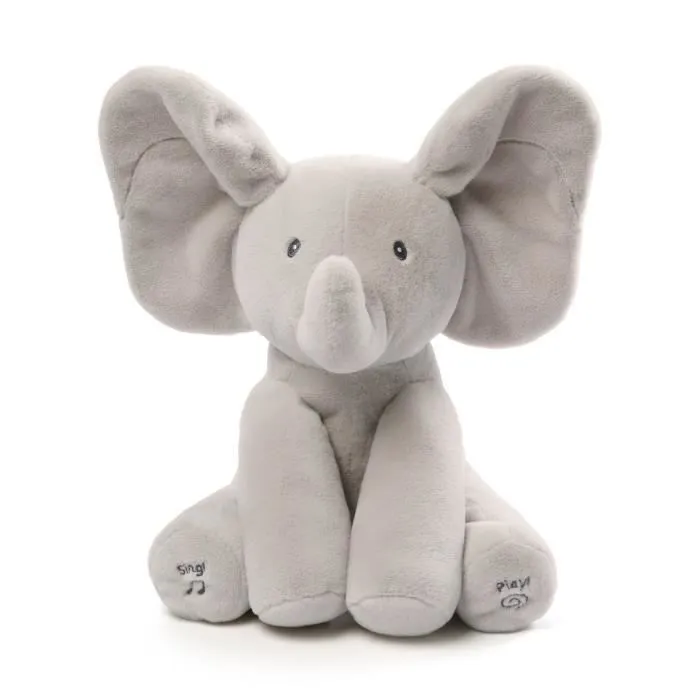 Jouet Peluche - 6054176 Bébé Interactive Age Flappy L'éléphant-0