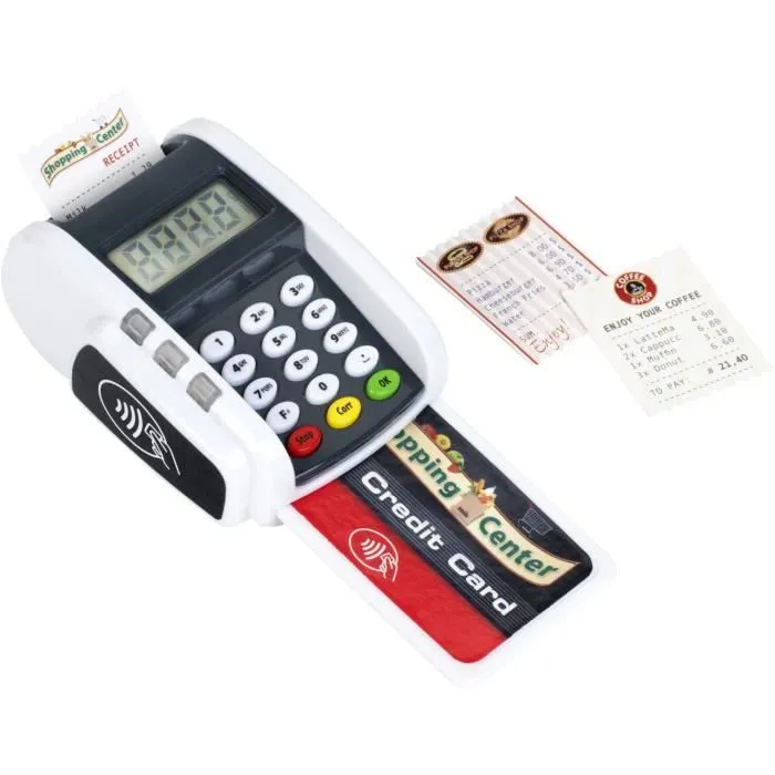 Terminal de paiement électronique avec carte bancaire et tickets de caisse - KLEIN - 9333-3